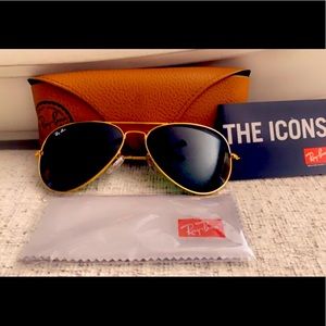 Ray-ban women’s aviator sunglasses